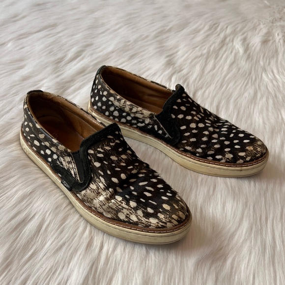 Ugg soleda exotic trainer calf hair sneaker - Picture 1 of 10